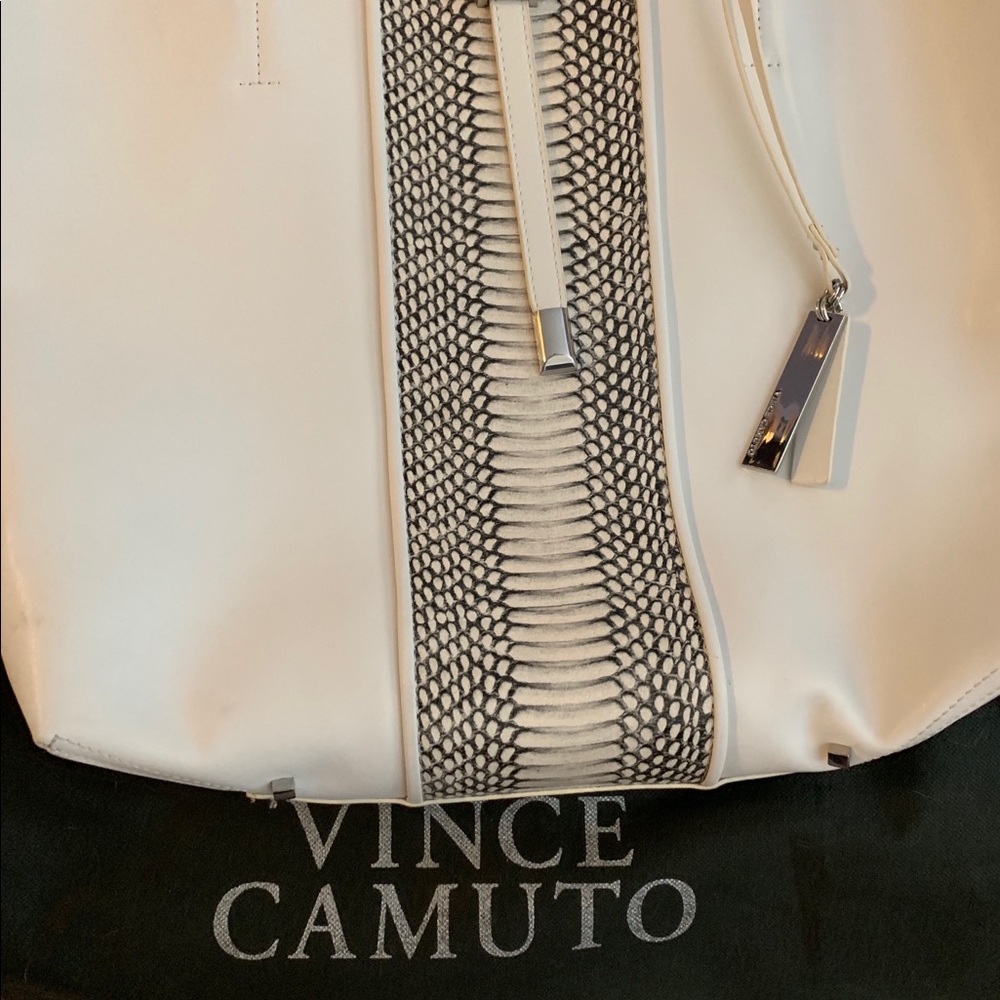 White And Python Print Vince Camuto Tote. - image 2